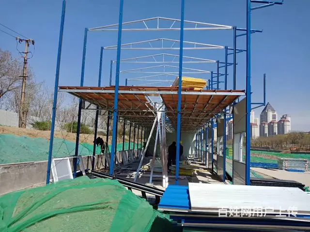 广灵单层彩钢房厂 制作批发大同50mm防火活动房 - 图片 4