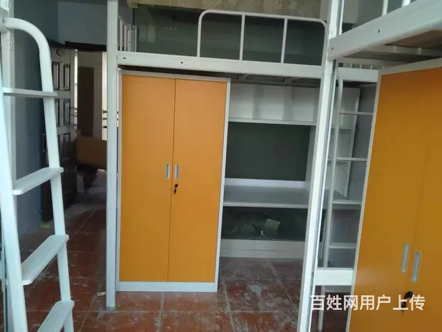 上下床儿童床人上下铺双层床上下层实木床高低床书架 - 图片 11