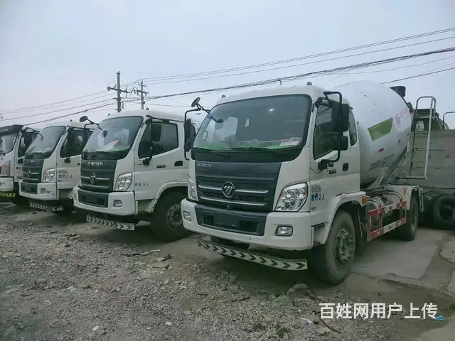 急卖19年7月福田国五牌坊八方罐搅拌车 原版车况 - 图片 1