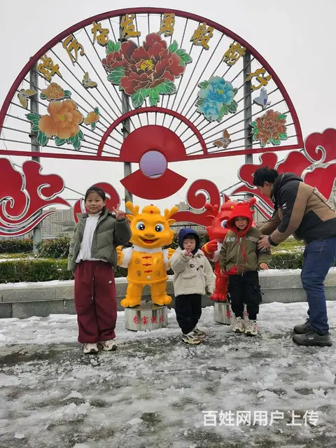 店铺招揽人气引导互动 龙年传统配色喜庆机器龙 - 图片 1