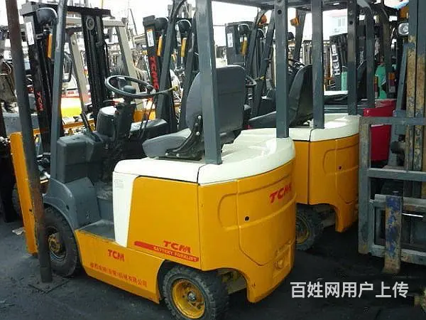 特价包邮1吨二手四轮座驾电动叉车，二手杭州电动叉车 - 图片 3