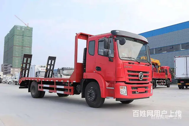 国六东风单桥 挖机平板运输车 厂家电话是多少 - 图片 1
