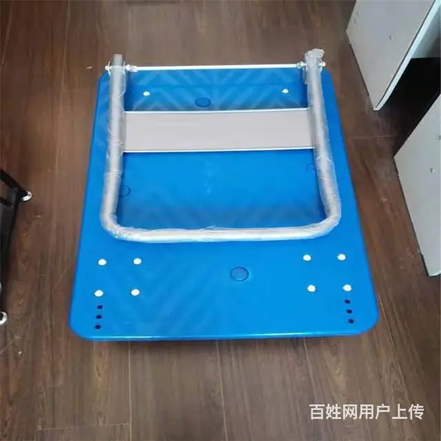 铁板车塑料箱搬运车乌龟车快递拉货车折叠手推车平板车 - 图片 7