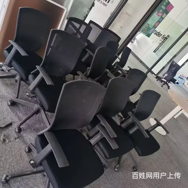 低价出售办公椅，办公桌老板台书柜会议桌椅，包送装 - 图片 3