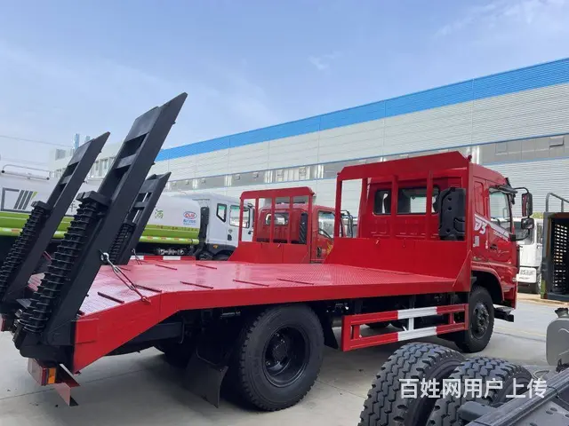 东风D3单桥挖机平板车 150挖机拖车 - 图片 5
