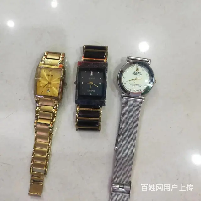 老式手表劳力士，飞亚达，三个一起打包便宜卖 - 图片 1