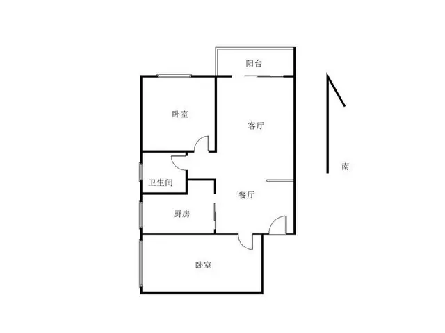 翠华新村南区 2室2厅66.41m?整租 - 图片 7