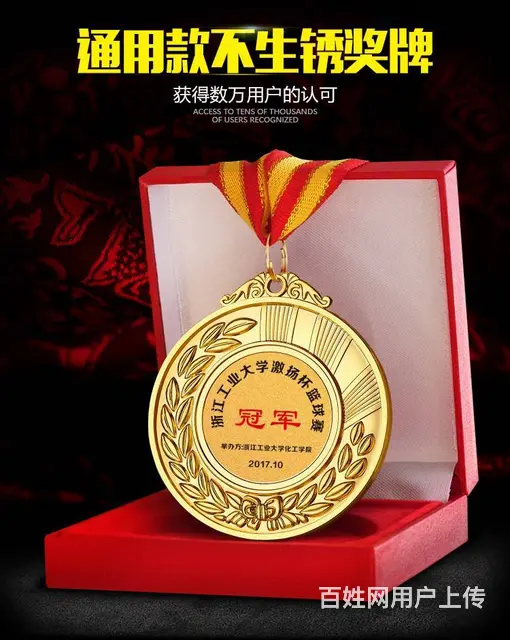 荣誉奖牌 运动会奖章 金属logo纪念章设计 - 图片 2