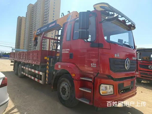 二手陕汽德龙12吨随车吊 21年户便宜卖包提档 - 图片 4