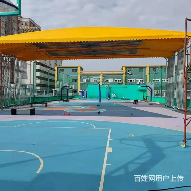 户外移动推拉雨棚伸缩帐篷遮阳停车棚大排档遮雨可活动 - 图片 5