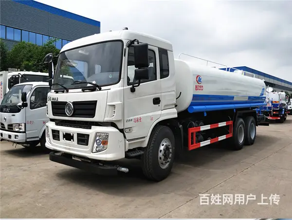 东风后双桥洒水车16-21吨洒水车工程绿化车厂家 - 图片 1
