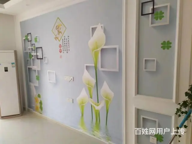 专业贴壁画，壁布，壁纸粘贴施工，终身质保 - 图片 7