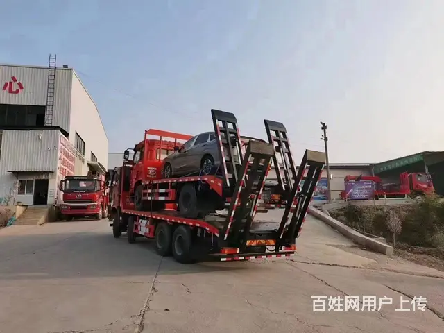 解放前四后八平板车价格 重型机械拖板车 新车二手 - 图片 6