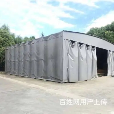 物流蓬停车棚工地过道雨棚移动帐篷仓库蓬排挡夜宵雨蓬 - 图片 8