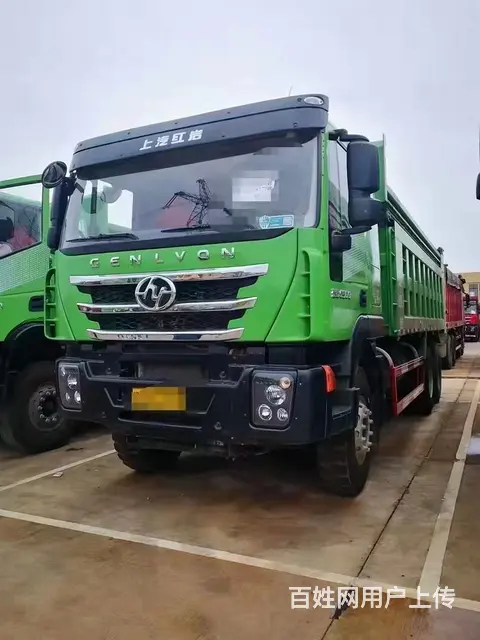 红岩杰狮430马力后八轮自卸车，首付8万 - 图片 1