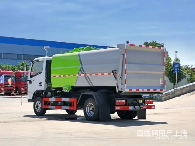 东风蓝牌自卸式垃圾车保证质量售后无忧 - 图片 2