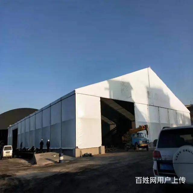 临时仓储篷房搭建 安全系数高 防风耐腐蚀 可移动 - 图片 3