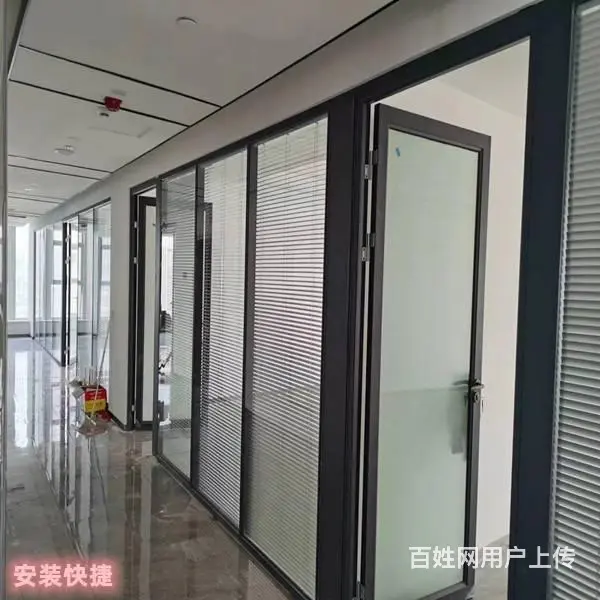 山东诸城玻璃隔断是现代隔断中较为常用的一种产品 - 图片 3