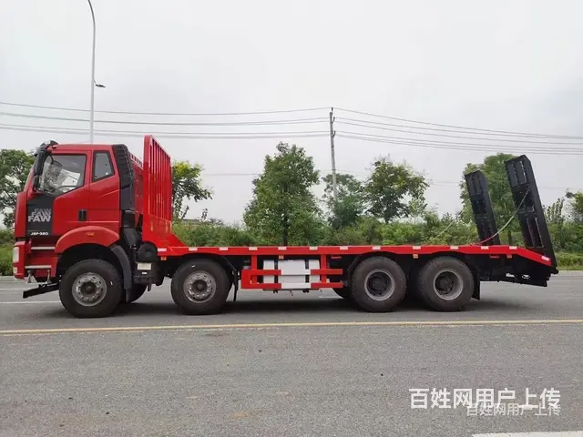 辽源国六解放J6前四后八平板车35吨挖机叉车拖板车厂家活动优 - 图片 7