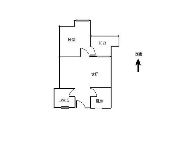 鸿泰80 新香洲电梯一房一厅拎包入住配套成熟 - 图片 7