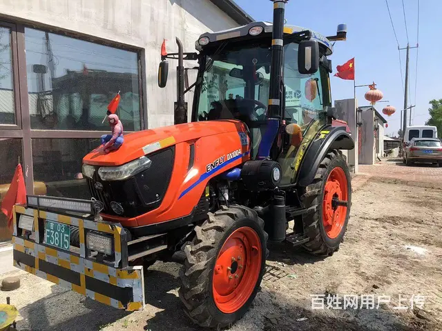 东汽1004，4米拖斗，两垄三轴旋耕机 - 图片 1
