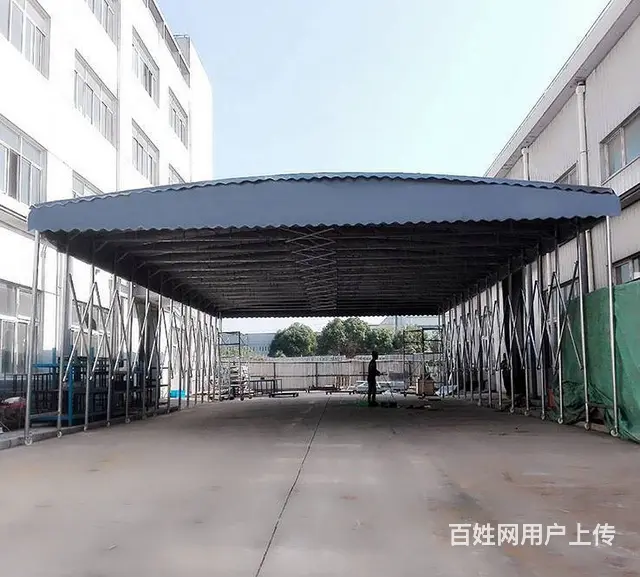 展会物流棚推拉棚活动蓬停车棚户外仓库推拉棚活动帐篷 - 图片 6