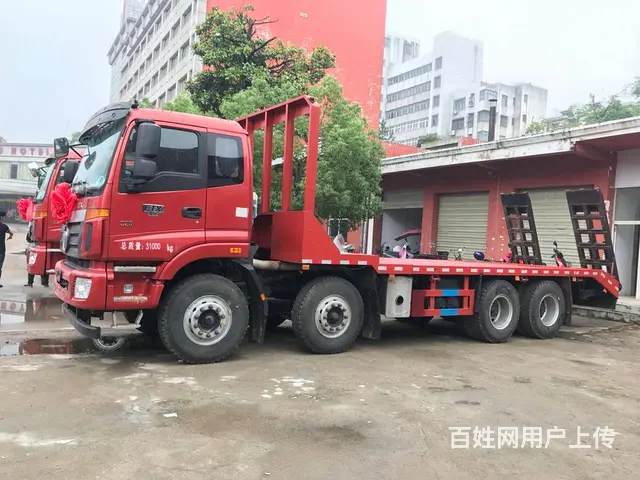 厂家直销 福田欧曼前四后八平板运输车 - 图片 1