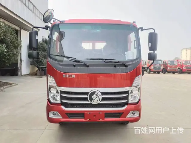 蓝牌重汽王牌平板车　拉10吨左右挖机收割机拖车现车 - 图片 8