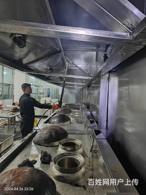 昆山饭店食堂油烟机净化器清洗，风机清洗 - 图片 1