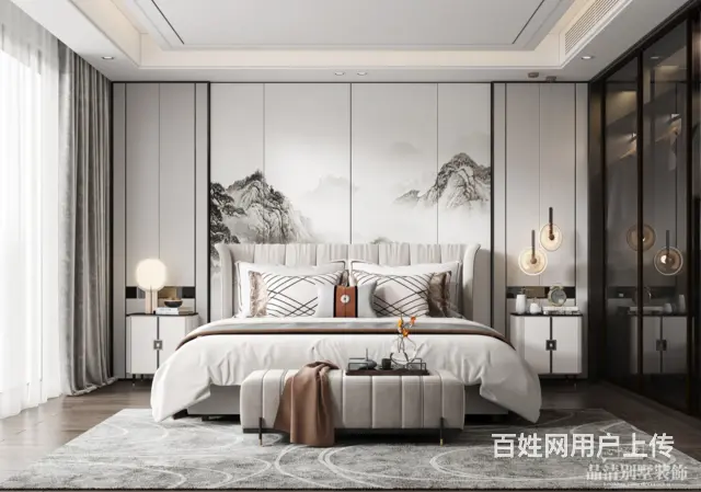 常州别墅装修：735㎡新中式风格——东方雅致美宅 - 图片 4