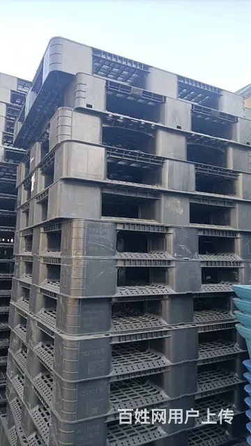 塑料托盘塑料地拍子九角网格托板叉车栈板接漏盘垫仓板 - 图片 8