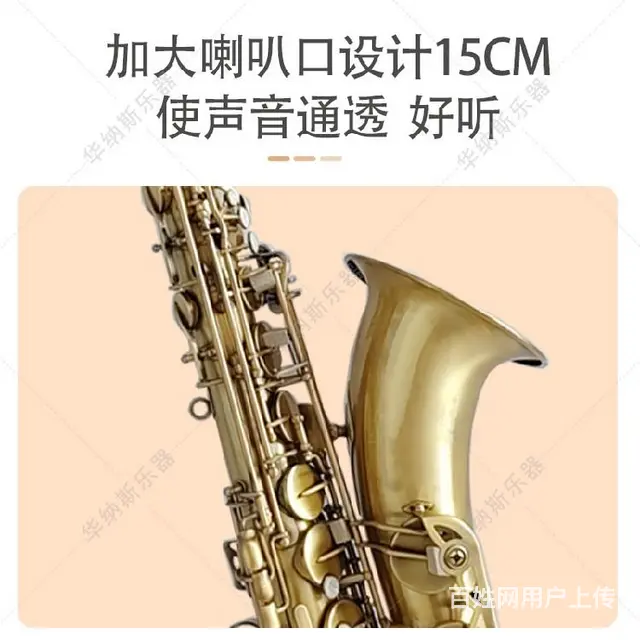湖北青仿古降b调次中音萨克斯源头工厂,初学者 - 图片 2
