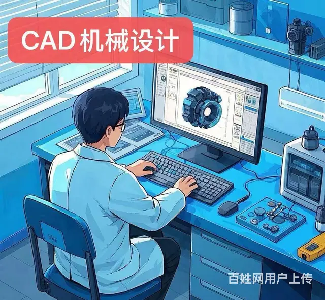 成都龙泉CAD机械制图培训CAD三维制图 - 图片