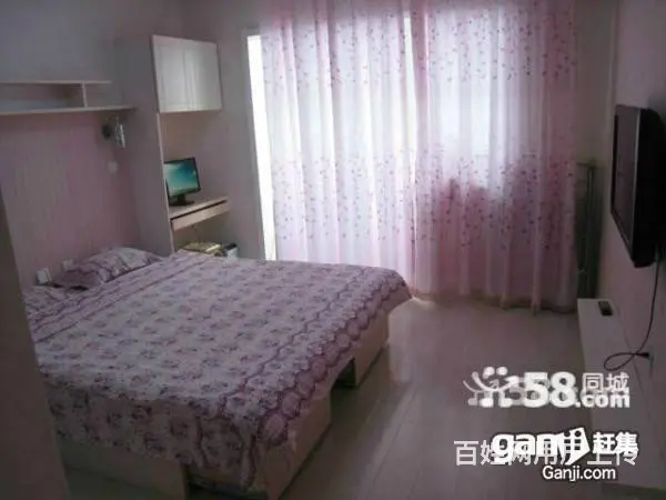 浪漫无极空调房只需一百大床能睡三人wifi电脑日租房钟点 - 图片 6