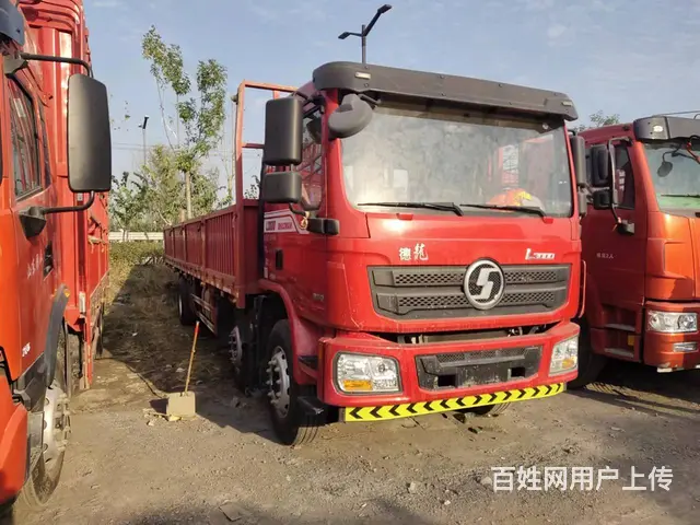 出售二手陕汽 德龙L3000 9.6米平板车 国5 - 图片 1