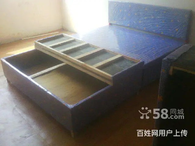 长期低价出售全新包布双人床 - 图片 6