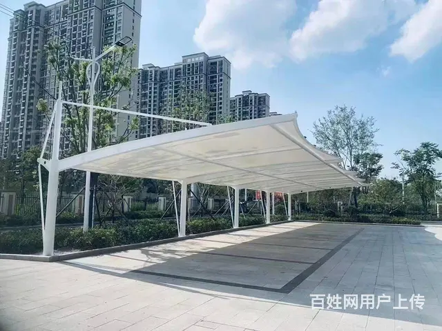 大型推拉雨棚户外防雨停车雨棚 遮阳棚 - 图片 1