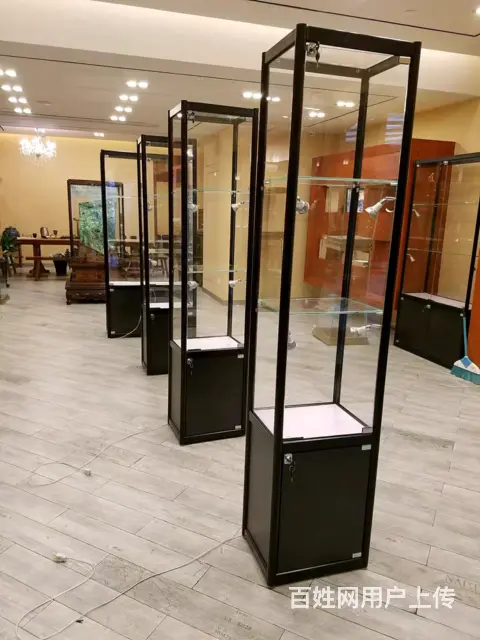 二手展柜厦门钢化玻璃柜手办柜商品展示柜 - 图片 4