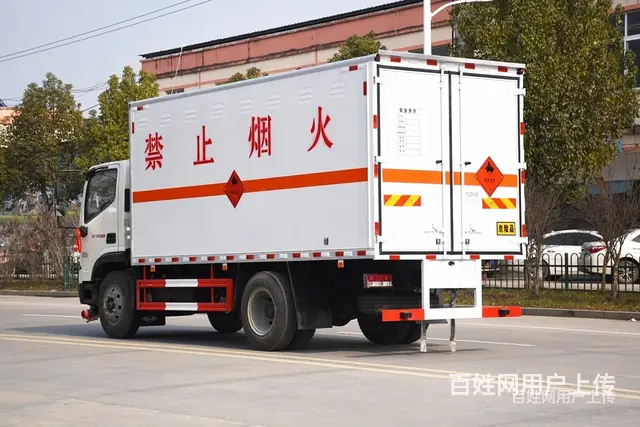 国六单桥可装10吨危险品厢式车厂家直销 - 图片 5