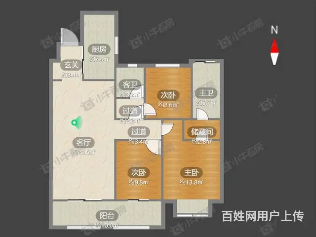 （单价两万低于市场价30W）天下锦，开发商品质精装采光刺眼 - 图片 10
