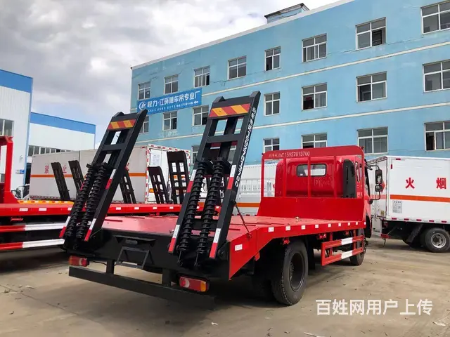 东风商用挖掘机平板车135挖机拖车5米4挖机拖车 - 图片 12