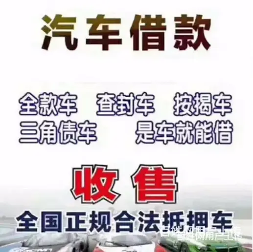 湘潭按揭车抵押贷款 高价回收抵押车 收顶账车 - 图片 4