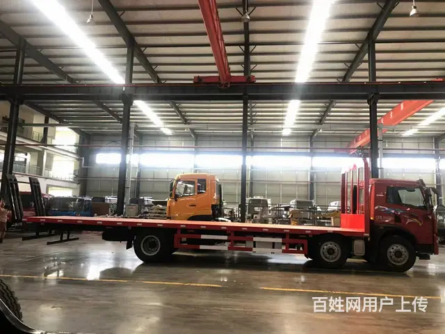 拉钩机平板车拖车厂家 单桥双桥后八轮小三轴前四后八 - 图片 8