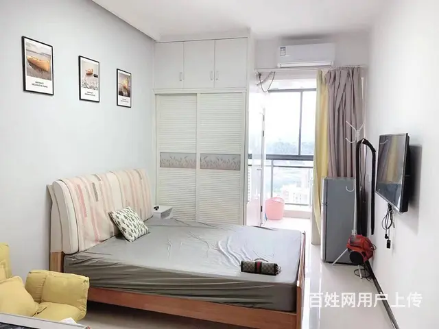近市区东河金港湾电梯单身公寓全新装修家私家电全齐拎包入住 - 图片 2