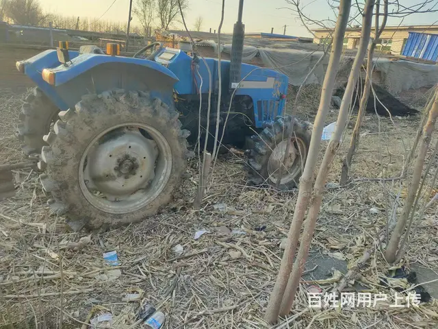江苏604拖拉机带收割机板车 - 图片 2