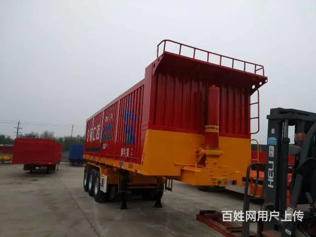 四川平板后翻自卸 挂车8.5米-9.5米 全国上户 - 图片 3