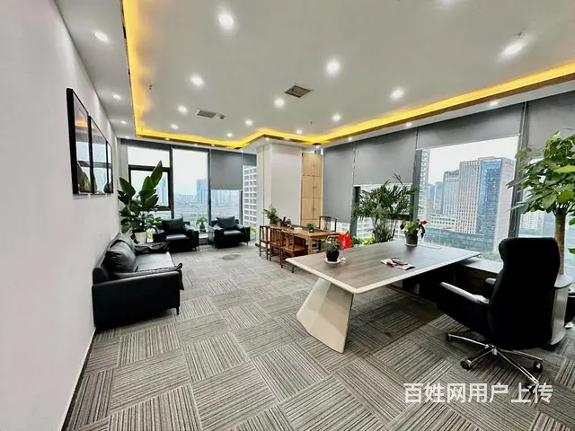 正大国际写字楼，采光好，格局好，精装修 208平，交通便利。 - 图片 2