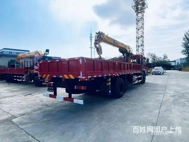 东风提升桥8吨额载可达11吨的后八轮随车吊 厂家地址联系电话 - 图片 3