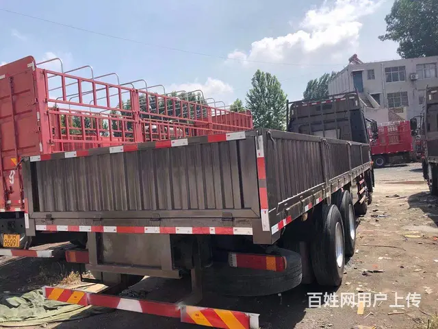 渭南二手解放9.6米平板车 前四后八 420马力 - 图片 4