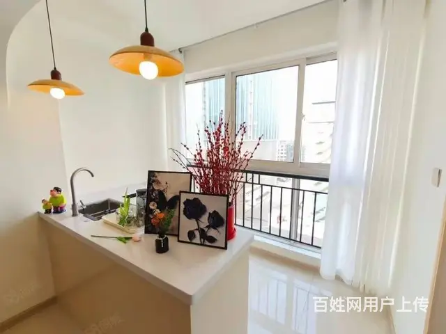 双城门2室1厅精装奶油风电梯房 拎包住 中介勿扰 - 图片 2